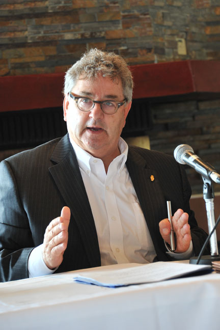 Éric Forest, président de l'UMQ et maire de Rimouski